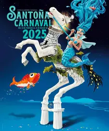 Cartel anunciador del Carnaval de Santoña 2025.