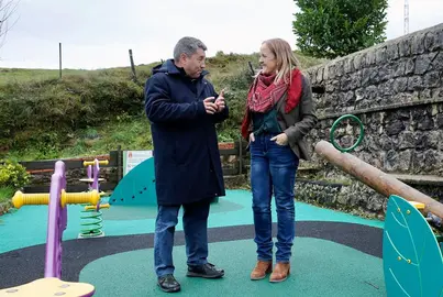 Parque Perojo Bustablado, en Cabezón de la Sal.