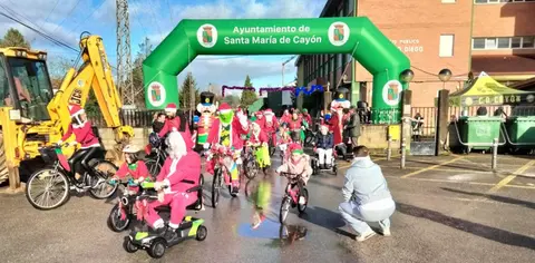 El grupo en el momento de la salida. R.A.