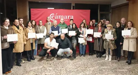 Ganadores del Concurso de escaprates en Torrlavega.