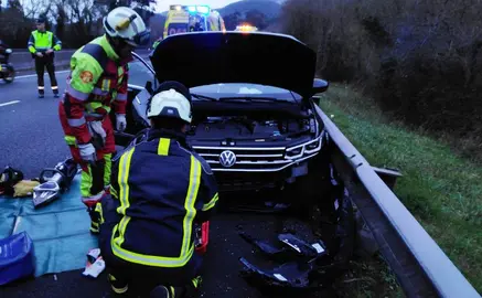 Accidente a la altura del municipio de Liendo.