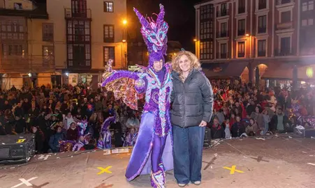 Entrega de premios en Torrelavega.