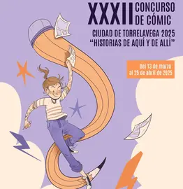 Cartel del Concurso de Cómic de Torrelavega 2025.