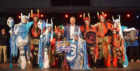 Ganadores del Concurso de Disfraces adultos.