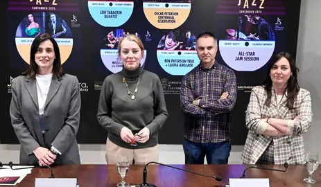Presentación del Festival de Jazz en Santander.