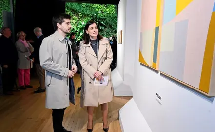 Inauguración de la muestra de Cecilio Espejo.