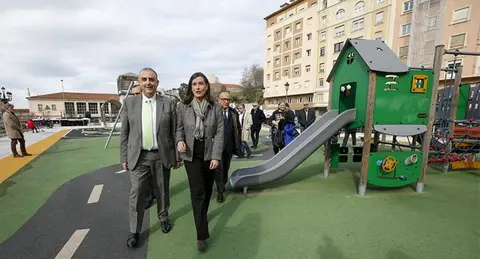 Entorno de la Estación de Autobuses en Santander.
