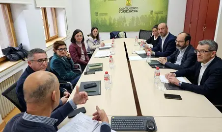 Reunión con la rectora de la Universidad de Cantabria.