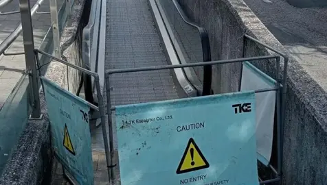 Escaleras mec&aacute;nicas en Santander.