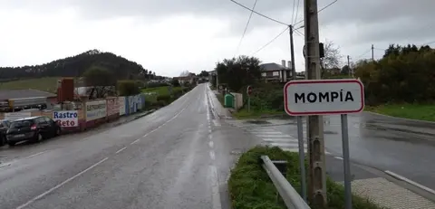 Localidad de Mompía en Santa Cruz de Bezana. R.A.