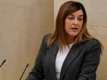 La presidenta  regional, María José Sáenz de Buruaga (PP).