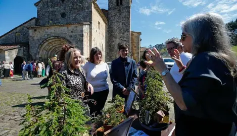 Un momento de la inauguración en Socobio.