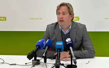 Pablo Diestro en la rueda de prensa.