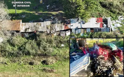 Cobertizo en Pomaluengo, en Castañeda.