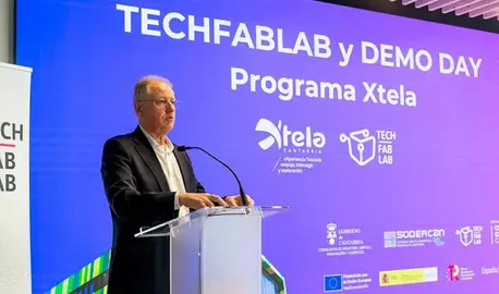 El consejero de Industria, Eduardo Arasti (PP).