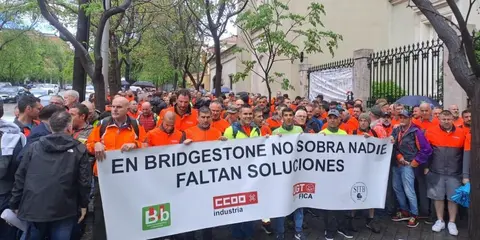 Concentración en Madrid de hoy, día 5 de mayo.