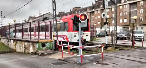 Estación de tren en Reocín. R.A.