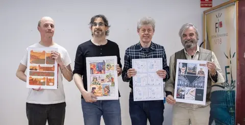 Jurado del Concurso de C&oacute;mic en Torrelavega.