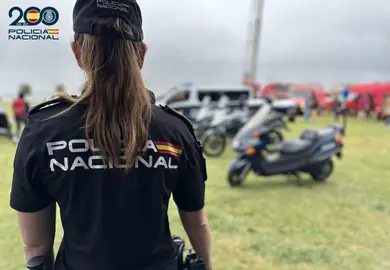 Policía Nacional en Santander.