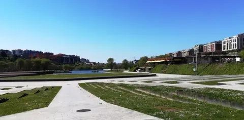 Parque de Las Llamas en Santander. R.A.