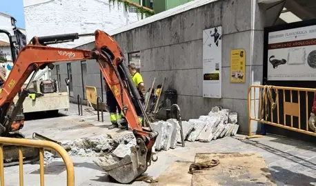 Obras para resolver las inundaciones.
