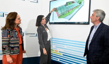 Presentación del proyecto en el Ayuntamiento de Santander.
