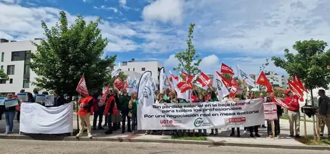 Concentración de los sanitarios.