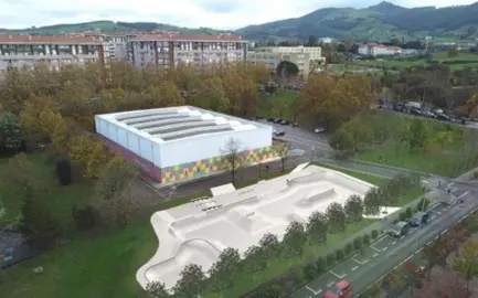 Infografía del skate park.