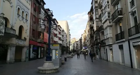 Calle Burgos en Santander. R.A.