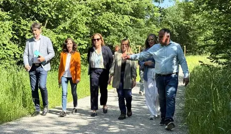 Obras para evitar las inundaciones.