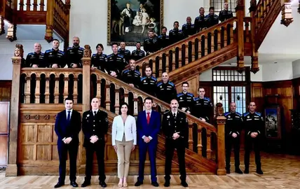 Nuevos agentes de la Policía Local de Santander.