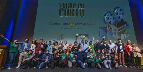 Premiados en la Gala de ayer en Torrelavega.