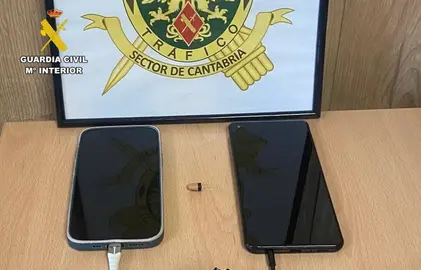 Material tecnológico incautado.