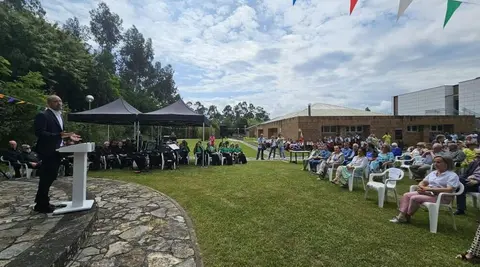 Un momento de la intervención del alcalde Javier López.