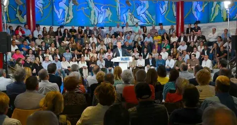 Mitín del PP en Santander.