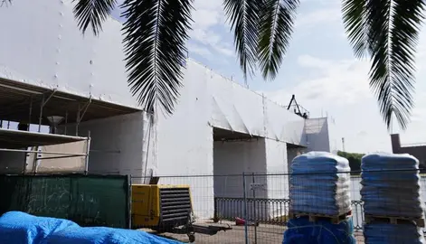 Obras en el Puente de Los Ingleses.