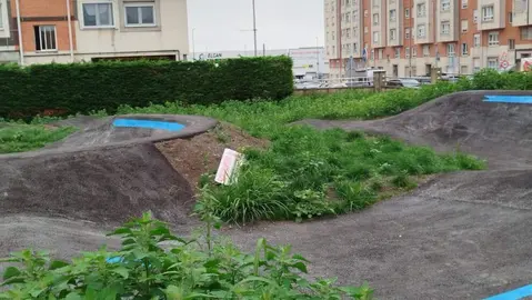 Pump track en Camargo.