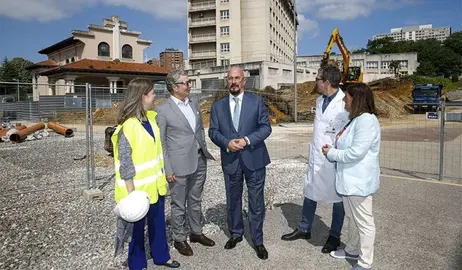 Visita a las obras de Protonterapia