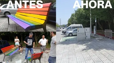 Zona de los bancos en Bezana.