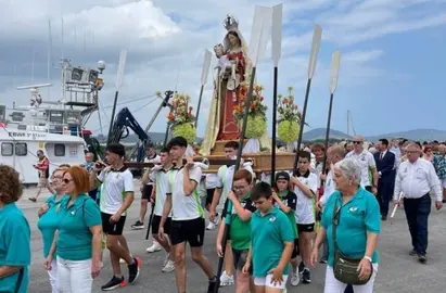 Celebración del Carmen en Colindres.