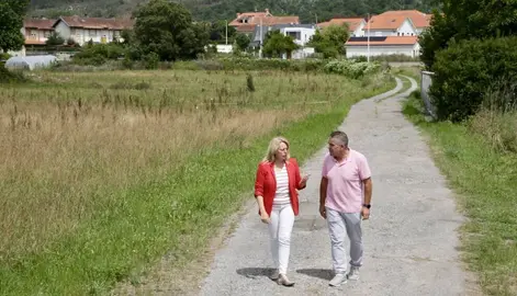 Visita de la consejera de Desarrollo Rural a Argoños.