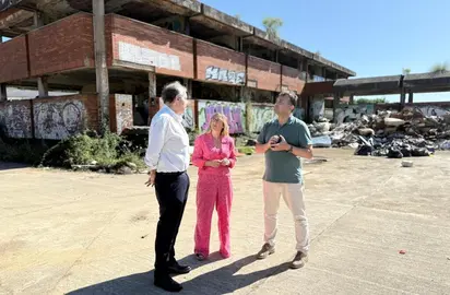 Instalaciones de Simsa y las autoridades políticas.