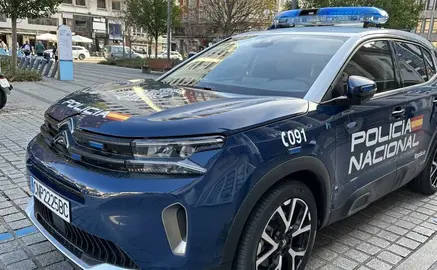 Vehículo de la Policía Nacional.