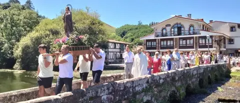 Procesión de la virgen de Santa María Magdalena. R.A.