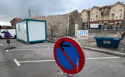 Obras en el almacén de ADIF.