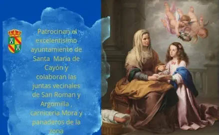 Cartel de la fiesta de Santa Ana.