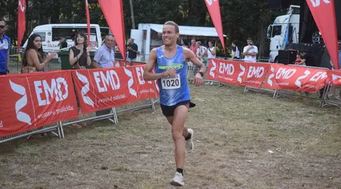 Uno de los atletas en la prueba.