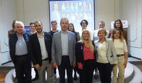 Candidatura del PP en 2023 en Santoña. R.A.