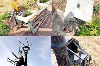 Da&ntilde;os detectado en Vilanueva.