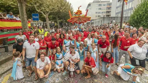 Carroza ganadora de la Gala Floral.